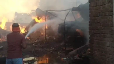 Massive Fire Erupts at Gwalior Collectorate After Transformer Blast