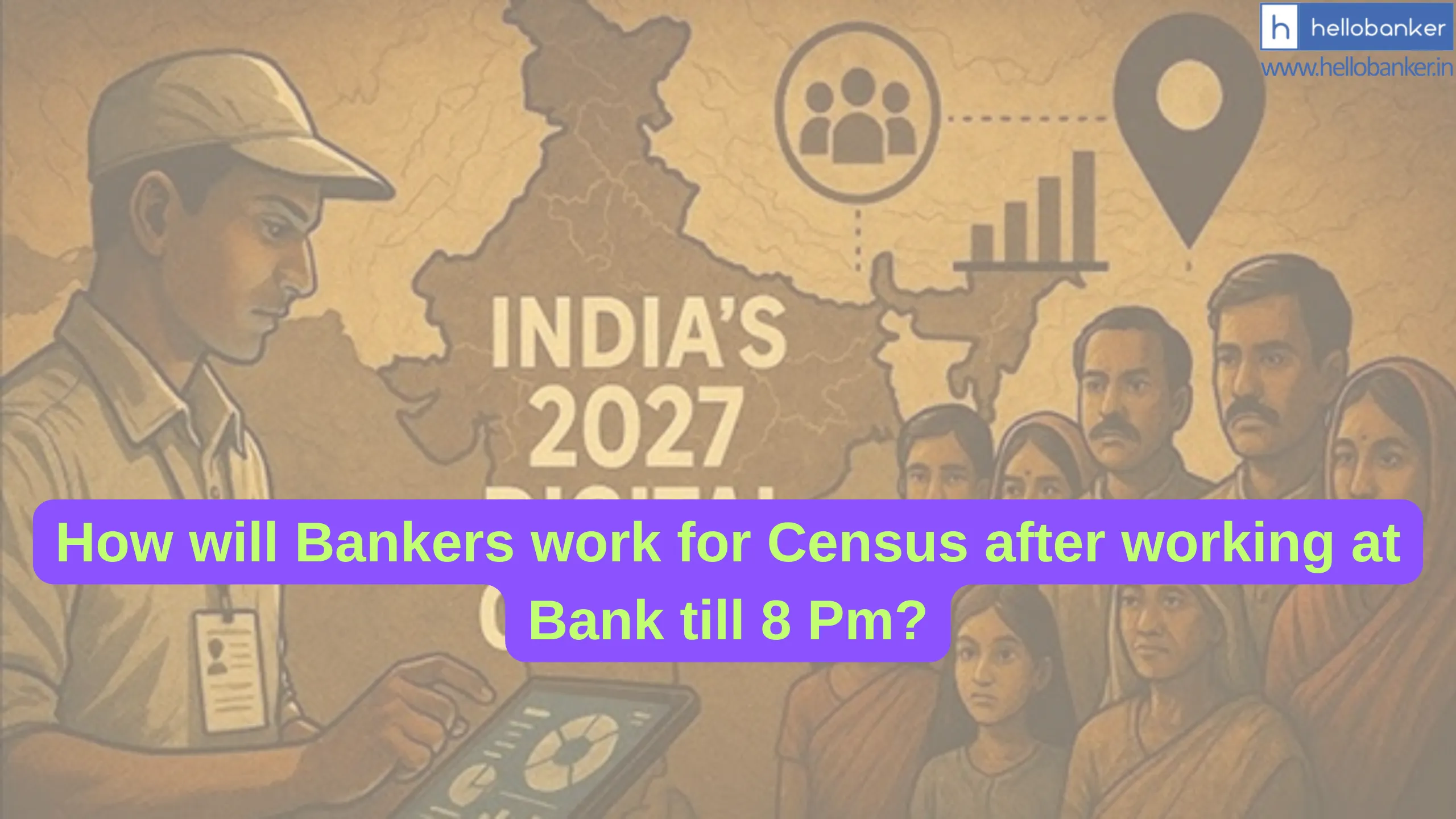 Haryana Bank Staff Asked to Do Census Duty After Office Hours, Unions Raise Concern