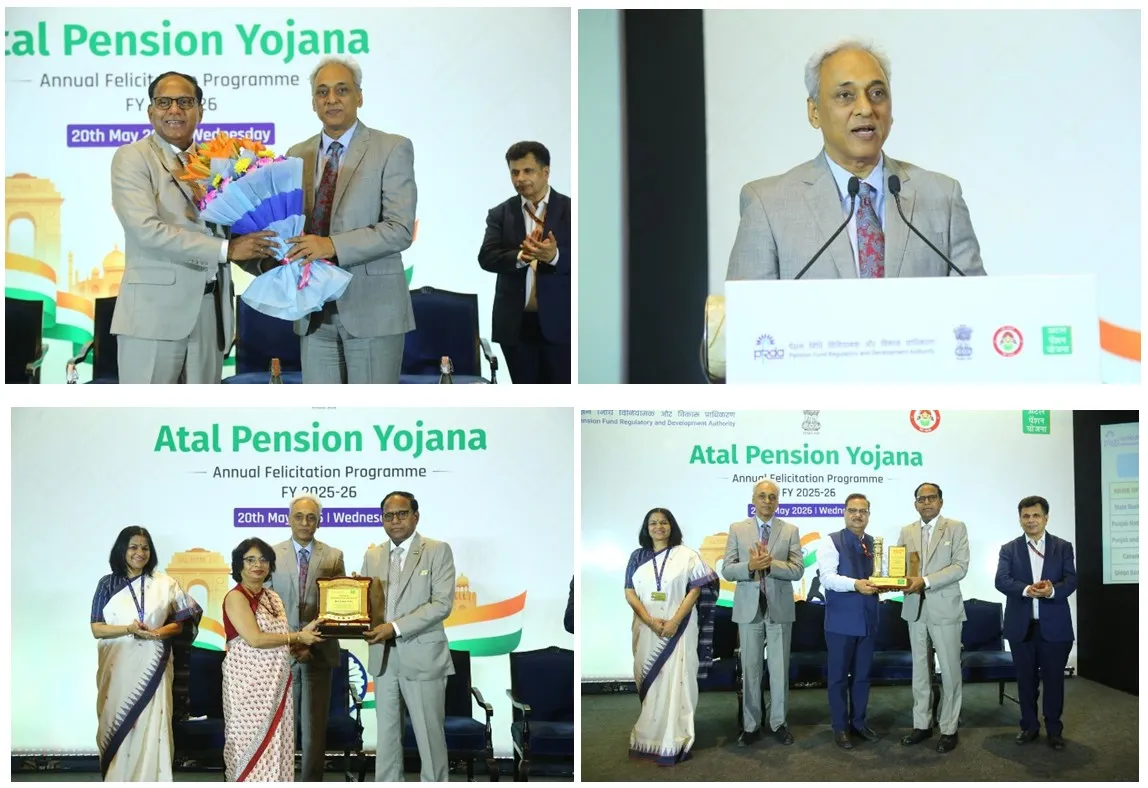 PFRDA Awards 2026: SBI Leads Public Sector Banks in APY Performance