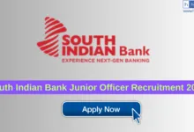 South Indian Bank Junior Officer Recruitment 2026