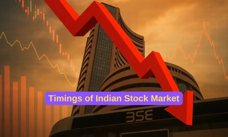 Timings of Indian Stock Market