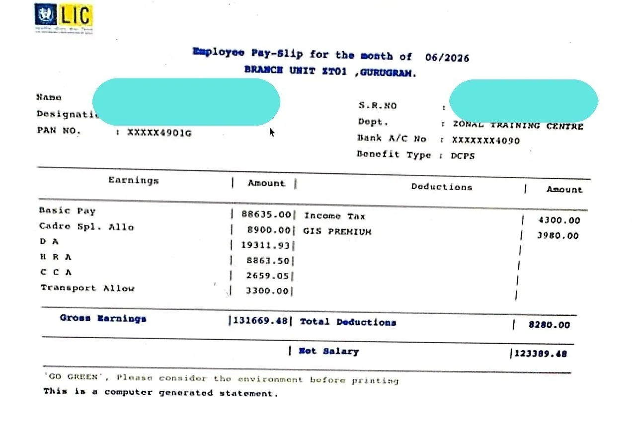 LIC AAO new joinee gets Rs.1.32 lac gross salary per month