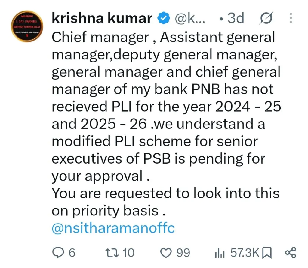AIPNBOF GS demands PLI for senior executives of Banks