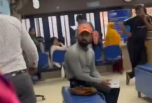 Customer creates chaos in SBI