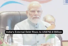 India's External Debt Rises to US$762.8 Billion
