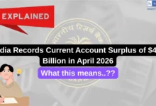 India Records Current Account Surplus of $4.7 Billion in April 2026
