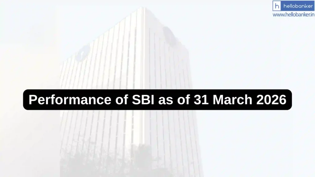 Performance of SBI as of 31 March 2026