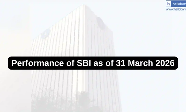Performance of SBI as of 31 March 2026