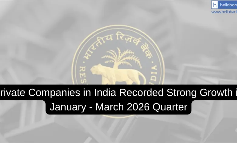 Private Companies in India Recorded Strong Growth in January - March 2026 Quarter