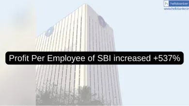Profit Per Employee of SBI increased +537%
