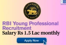 RBI Young Professional Recruitment 2026 Notification PDF Out
