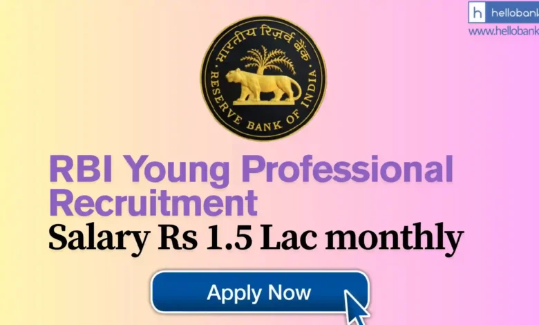RBI Young Professional Recruitment 2026 Notification PDF Out