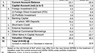 India's Foreign Exchange Reserves Rise by $22.8 Billion in FY26 Despite Balance of Payments Pressure
