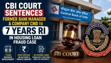 Central Bank of India Manager sentenced to 7 Years Jail in Housing Loan Fraud Case