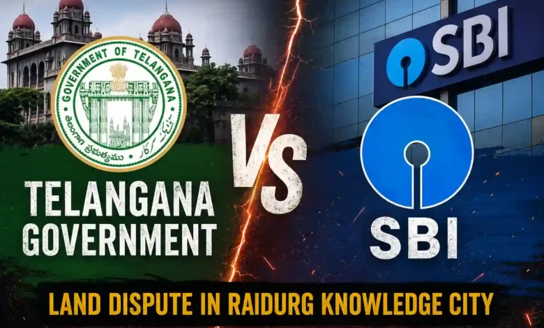 What is the land dispute between SBI and Telangana Government? Explained