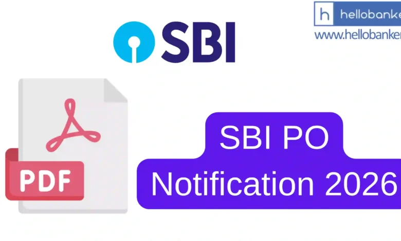 SBI PO Notification 2026