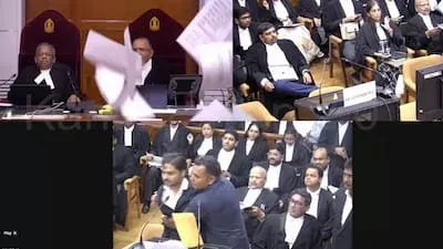 Breaking: Man abuses Chief Justice in Supreme Court, Throws Papers in Courtroom