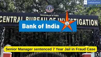 Bank of India Senior Manager sentenced 7 Year Jail in Fraud Case in Bhopal