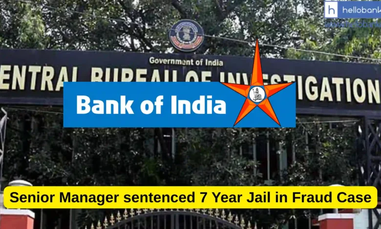 Bank of India Senior Manager sentenced 7 Year Jail in Fraud Case in Bhopal