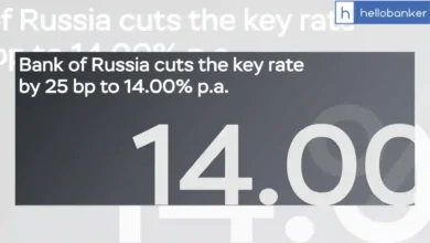 Bank of Russia Cuts Key Interest Rate to 14%