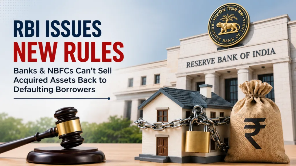 RBI New Rules: Banks and NBFCs can't sell Assets Back to Defaulting Borrowers
