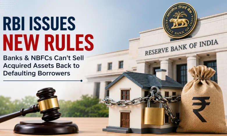 RBI New Rules: Banks and NBFCs can't sell Assets Back to Defaulting Borrowers