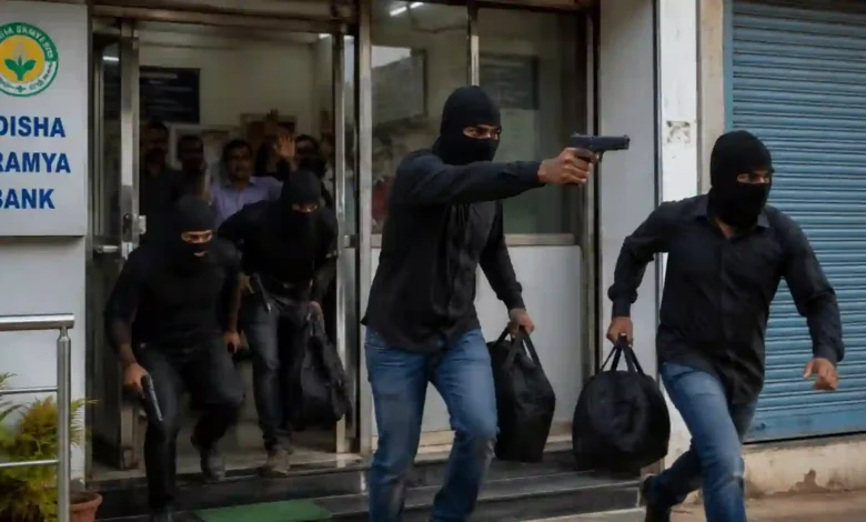 Armed Robbers Loot Odisha Gramya Bank Branch at Gunpoint in Broad Daylight