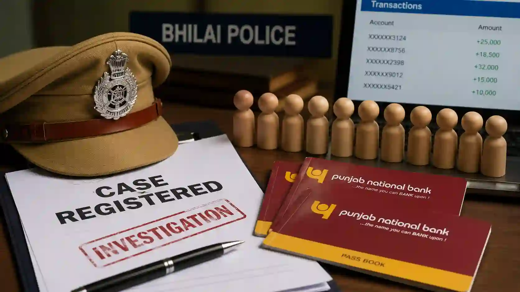 Bhilai Police Register Case Against 120 PNB Account Holders Over Suspected Mule Accounts