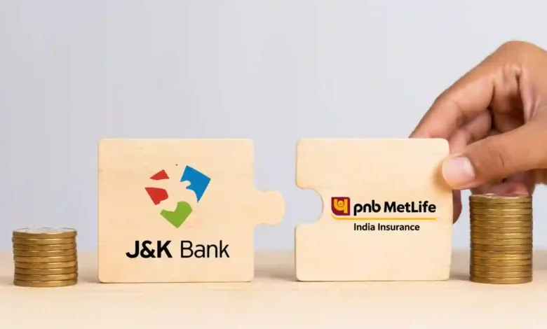 J&K Bank to Sell 0.50% Stake in PNB MetLife for ₹120 Crore