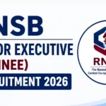 RNSB Junior Executive (Trainee) Recruitment 2026 Notification PDF Out