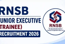 RNSB Junior Executive (Trainee) Recruitment 2026 Notification PDF Out