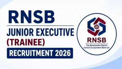 RNSB Junior Executive (Trainee) Recruitment 2026 Notification PDF Out