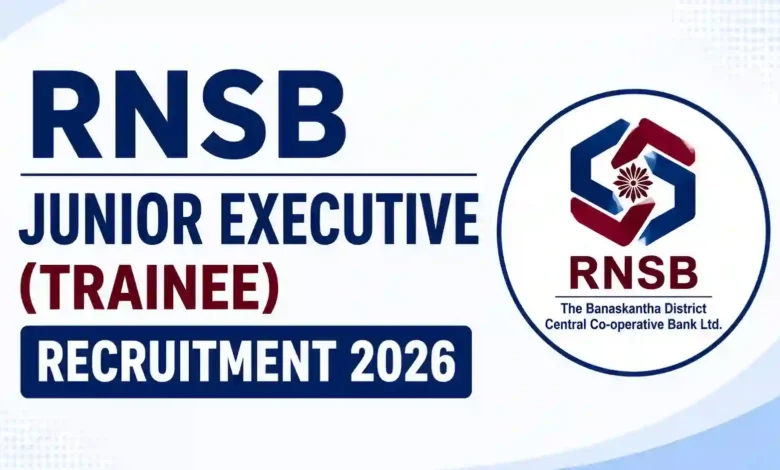 RNSB Junior Executive (Trainee) Recruitment 2026 Notification PDF Out