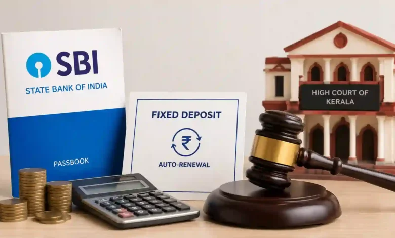 Kerala High Court Directs SBI to Pay Interest on Auto-Renewed Fixed Deposit
