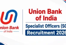 Union Bank of India SO Recruitment 2026 Notification PDF Out for 395 Specialist Officers Posts