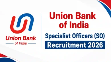 Union Bank of India SO Recruitment 2026 Notification PDF Out for 395 Specialist Officers Posts