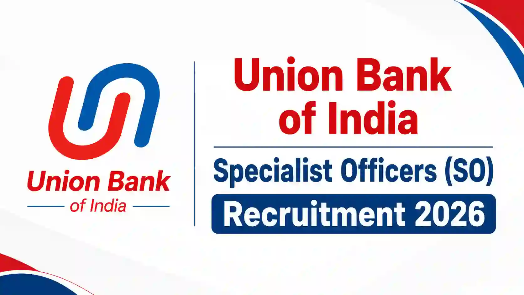 Union Bank of India SO Recruitment 2026 Notification PDF Out for 395 Specialist Officers Posts