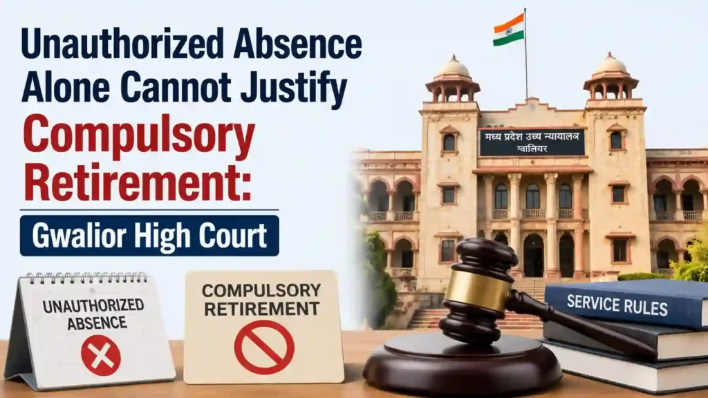 Unauthorized Absence Alone Cannot Justify Compulsory Retirement: Gwalior High Court