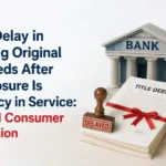 Bank's Delay in Returning Original Title Deeds After Loan Closure Is Deficiency in Service: Palakkad Consumer Commission