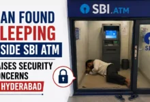 Man Found Sleeping Inside SBI ATM Raises Security Concerns in Hyderabad