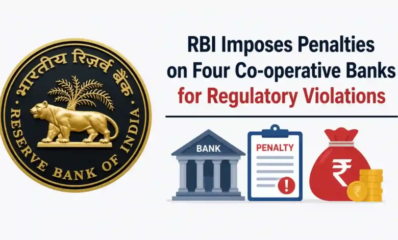 RBI Imposes Penalties on Four Co-operative Banks for Regulatory Violations