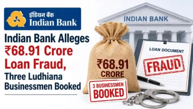 Indian Bank Alleges ₹68.91 Crore Loan Fraud, Three Ludhiana Businessmen Booked
