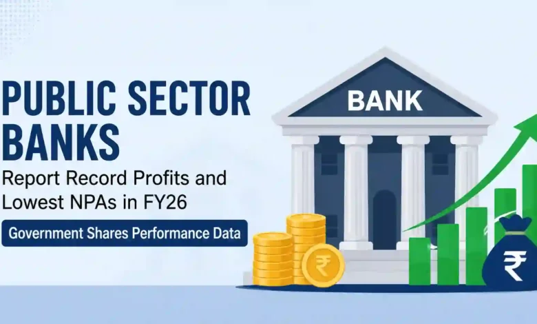 Public Sector Banks Report Record Profits and Lowest NPAs in FY26, Government Shares Performance Data