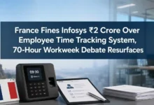 France Fines Infosys ₹2 Crore Over Employee Time Tracking System, 70-Hour Workweek Debate Resurfaces