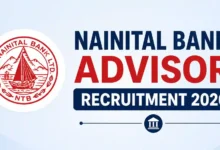 Nainital Bank Recruitment 2026 Notification PDF Out for Bank Advisor Post