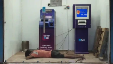 Man Found Sleeping Inside SBI ATM in UP's Mau, Viral Video Raises Security Concerns