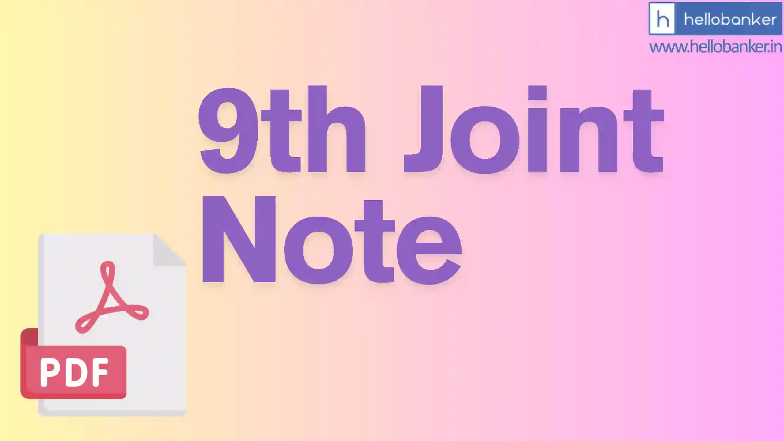 Download 9th Joint Note PDF