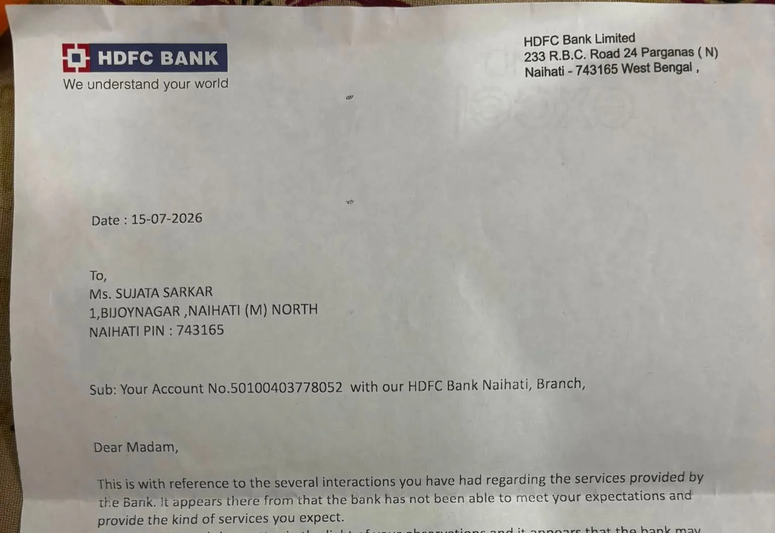 We can't provide you service: HDFC Bank asks customer to close account