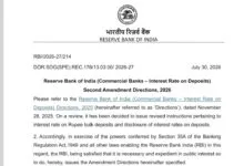 Banks to update FD Interest Rates on Websites