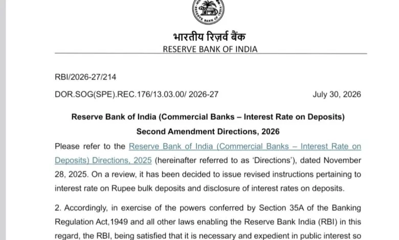 Banks to update FD Interest Rates on Websites